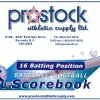 Prostock Athletic Supply Ltd Prostock 16-man Scorebook 2 Prostock Athletic Supply Ltd Prostock 16-man Scorebook