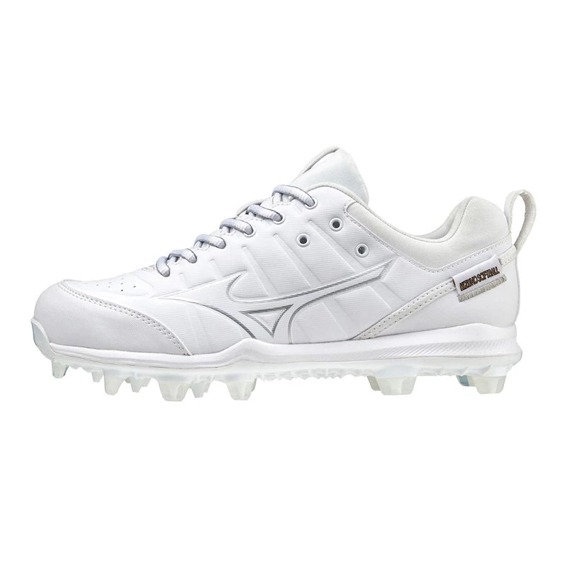 Mizuno 9-Spike Advanced Finch 5 Fastpitch Low -White Shoes 3 Mizuno 9-Spike Advanced Finch 5 Fastpitch Low -White Shoes