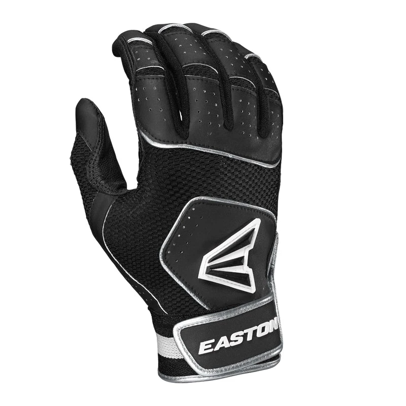 Easton Youth Walk-Off NX Batting Gloves - Black 3 Easton Youth Walk-Off NX Batting Gloves - Black