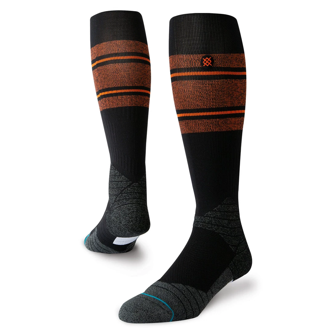 Stance Socks Stance Diamond Pro Stripe OTC Sock (Orange/Black) 3 Stance Socks Stance Diamond Pro Stripe OTC Sock (Orange/Black)