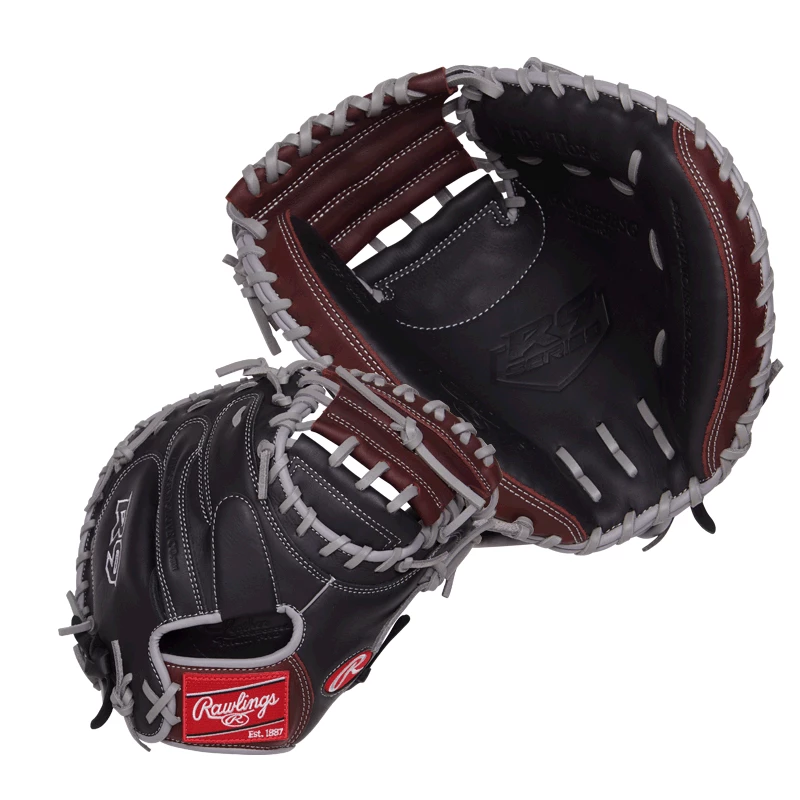 Gloves Rawlings R9 Series Senior Catchers Glove (R9CM325-BSG) 3 Gloves Rawlings R9 Series Senior Catchers Glove (R9CM325-BSG)